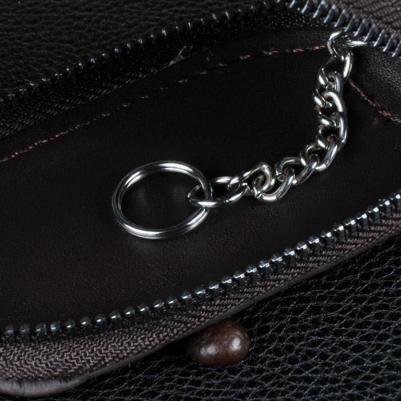 Cowhide Car Key Holder Motorcycle Mini Car Key Holder Access Card Key Storage Bag