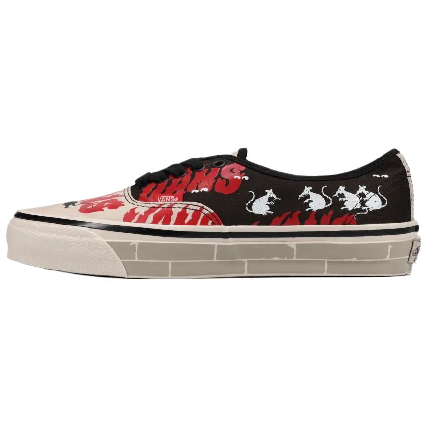 Vans Оригинальные скейтбордические кроссовки 44 размера, унисекс, черные, бежевые, VN000EAKG2M
