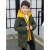 Children's Winter Jacket Boy Clothes Warm Jacket Long Hooded Coat Waterproof Thicken Parka