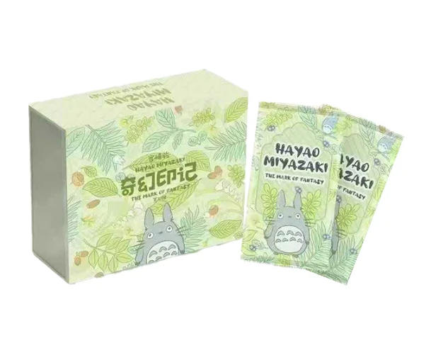 Genuine Hayao Miyazaki Anime Collection Card Chihiro and Chihiro Haal Mobile Castle Card Children Toys Christmas Gift