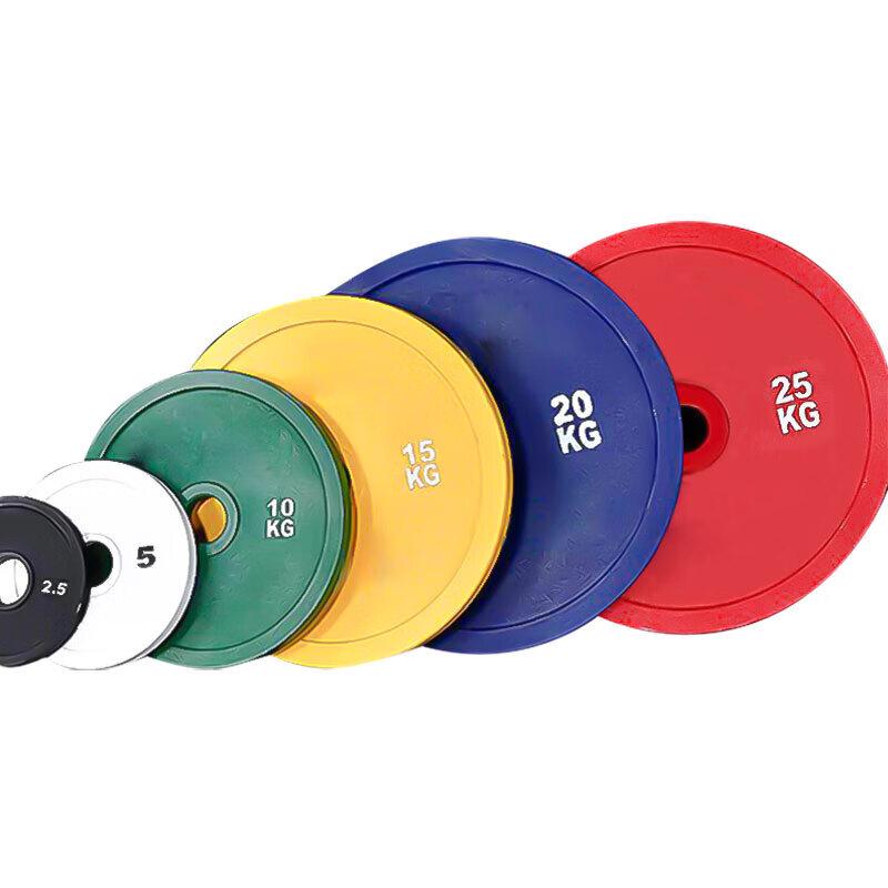 Hanxin Colored Rubber Olympic Barbell Weight Plates