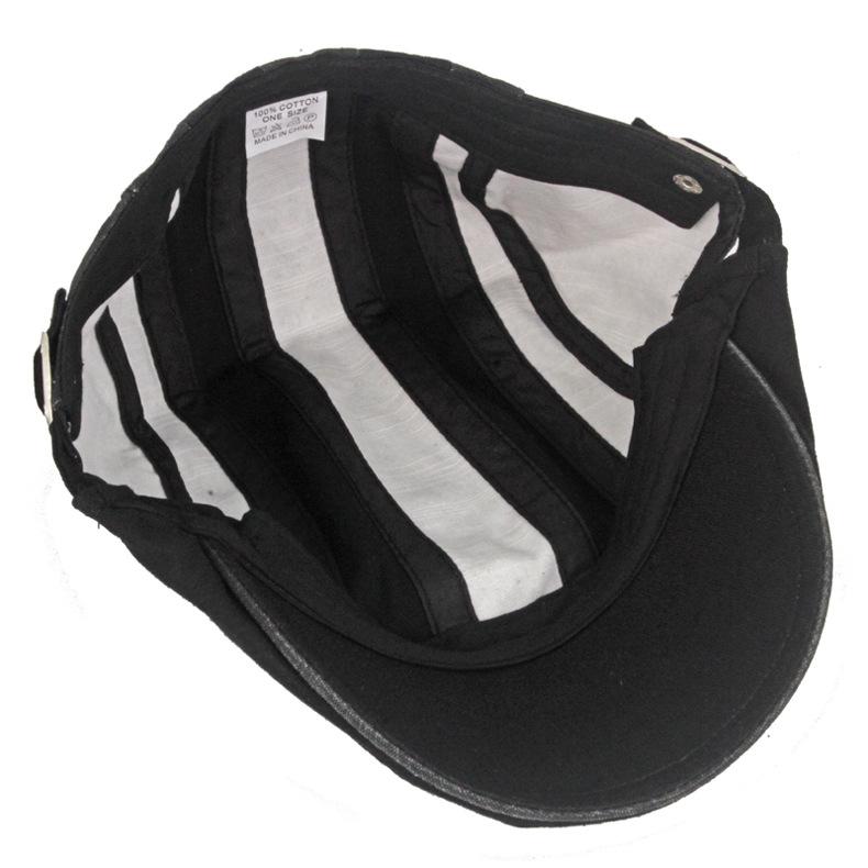 Мужской берет, хлопковая лоскутная кепка, весенне-летняя шляпа от солнца, регулируемая передняя кепка