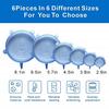 Silicone Stretch Lids Reusable Durable and Expandable Lids, Eco-Friendly Stretch
