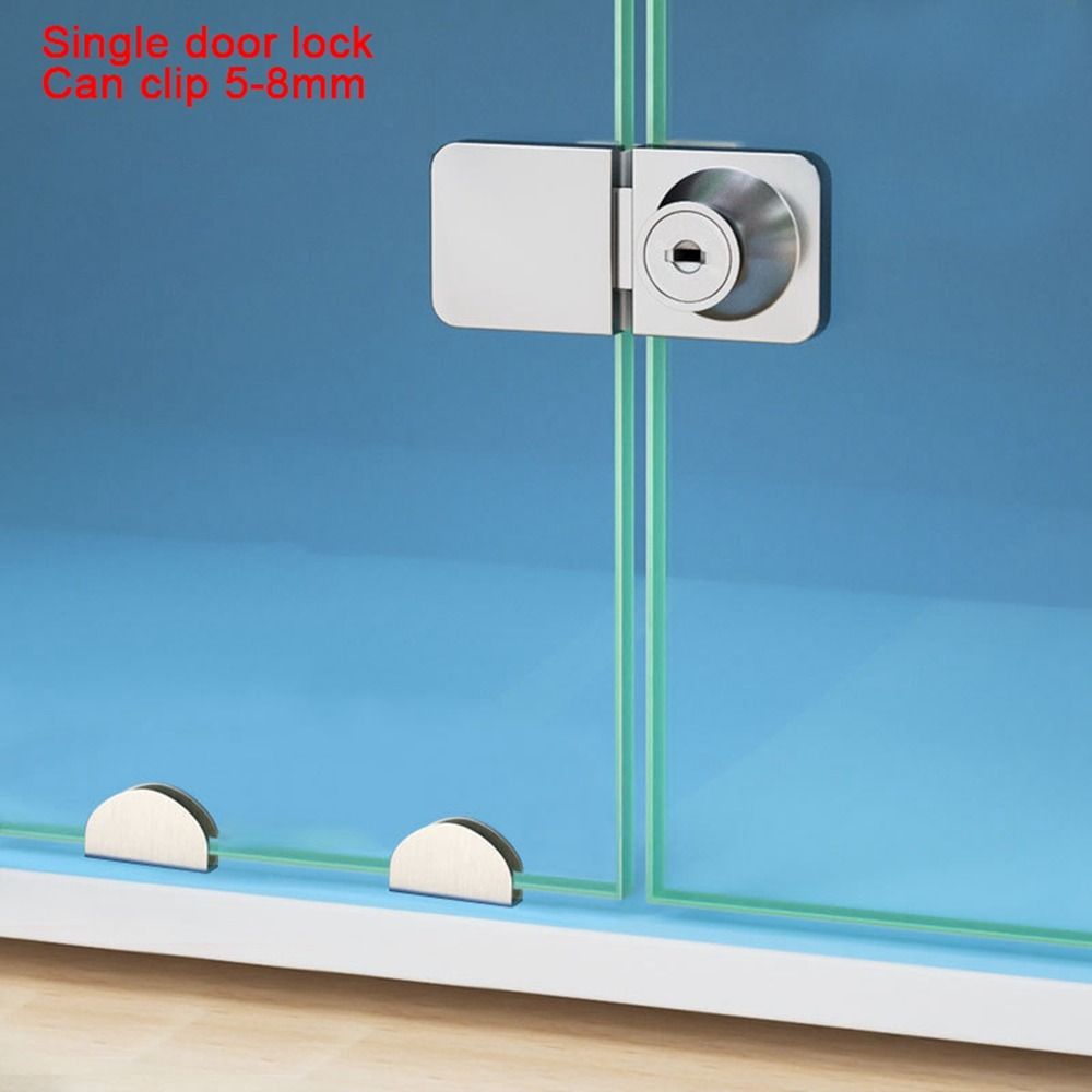 Аппаратное обеспечение из нержавеющей стали, замок для дисплея шкафа, стеклянный дверной замок, набор замков для дверей шкафа