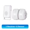 Split Induction Doorbell Intelligent Welcome Wireless Door Bell PIR Sensor 36 Chime Ringtone Distinction Prompt Alarm Sensor