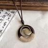 Long Sweater Chain Ethnic Clothing Pendant Vintage Pendant Necklace  Daily Wear