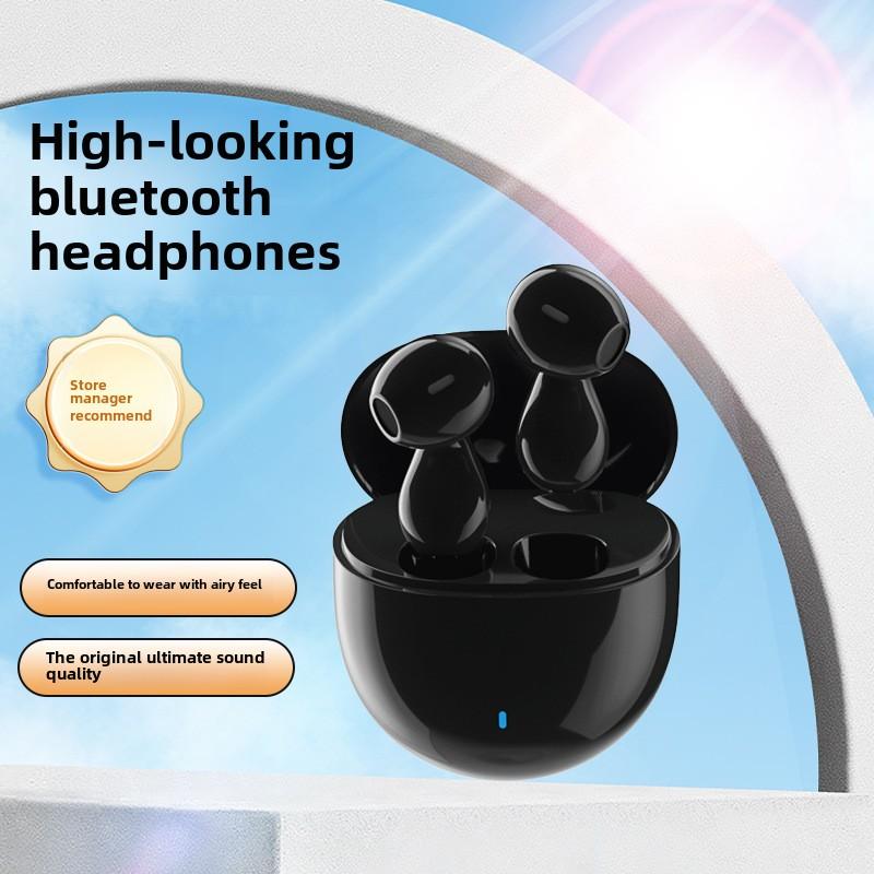 Wireless Bluetooth Headphones TWS Wireless Noise Cancelling Mini Ultra Long Life Semi-in-ear Headphones