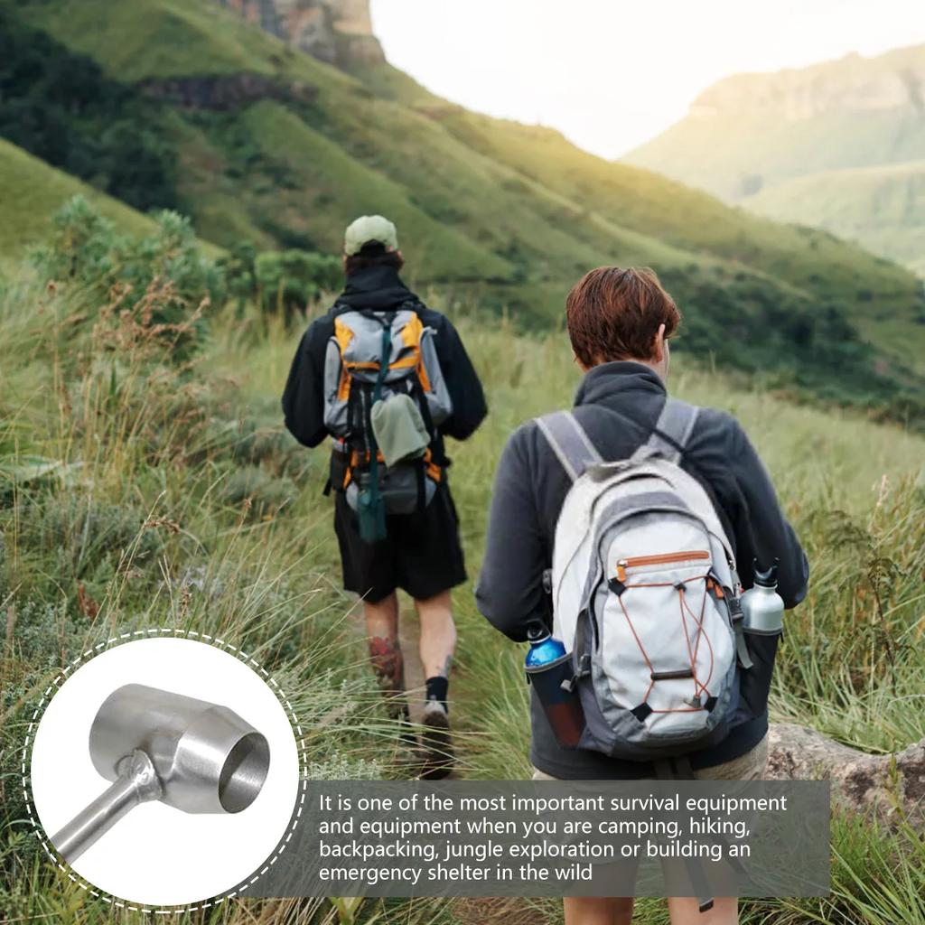 Портативная дрель для улицы, инструмент для перфорации дерева, ручная дрель из углеродистой стали, сверло для выживания, самонарезное сверло для выживания в походе