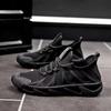 New Summer Breathable Mesh Fashionable Casual Mesh Shoes Black Work Shoes Running Sports Shoes