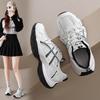 Платформенные кроссовки 'папины кроссовки' женские 2025 осень новые дышащая сетка нишевые универсальные повседневные студенческие беговые кроссовки