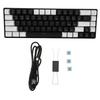 68 Key Mechanical Keyboard RGB Light Double Color Gaming Keyboard for Home Dormitory Internet Bar