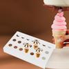 Ice Cream Cone Stand Display Stand Cupcakes Pastry Tray Cupcake Baking Rack for Buffet Party Serving Treats Home Birthday