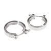 Нержавеющая сталь 304, 2-4 дюйма, быстросъемный V-образный зажим, зажим V-Band для турбо-выхлопной трубы, V-образный зажим, клипса