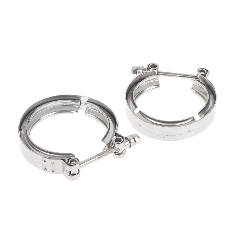 Нержавеющая сталь 304, 2-4 дюйма, быстросъемный V-образный зажим, зажим V-Band для турбо-выхлопной трубы, V-образный зажим, клипса