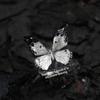 Vintage Realistic Butterfly Ring Shiny Opening Ring Stackable Dreamlike Butterfly Ring  Decoration