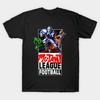 Мужская черная футболка с принтом Mutant League Football Печать на бумаге без вырезания Хлопковая футболка