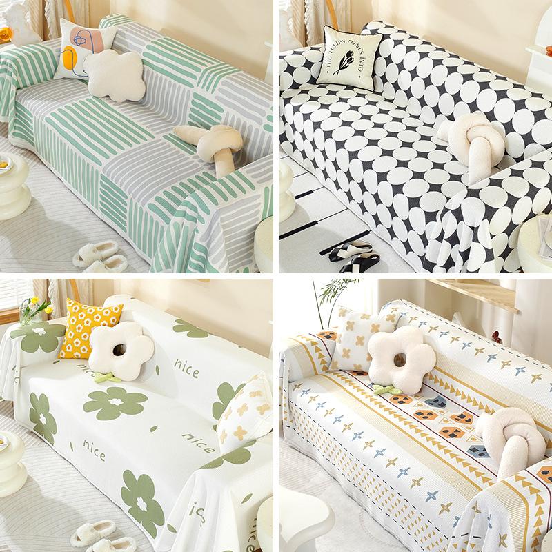 Полотенце для дивана, полное покрытие, простая подушка, полное покрытие, универсальный чехол на все сезоны