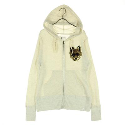 Неиспользованный FINGER FOX AND SHIRTS сделано в Японии Ваппен Толстовка с длинным рукавом на молнии Мужской Б/У