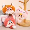 Kawaii Plush Bunny Keychain Vinyl Face Cute Rabbit Stuffed Animal Bag Charm  Mini Plush Toys
