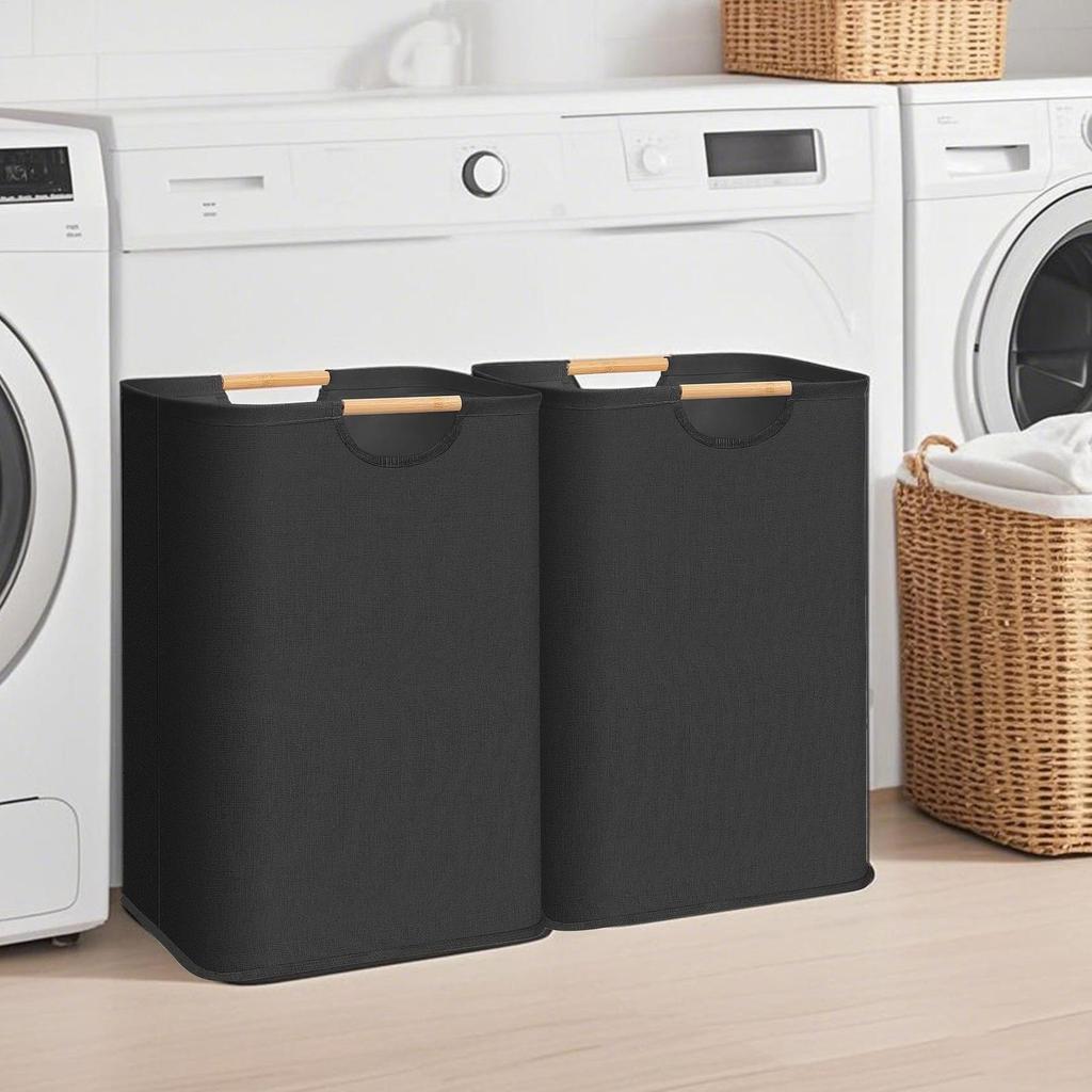 Корзина для белья 80 л складная с ручками водонепроницаемый вкладыш корзина-органайзер для белья большой вместимости для одеяла банного полотенца игрушки