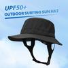 Outdoor Surf Sun Hat with Adjustable Chin Strap Soft Breathable Quick Dry Wide Brim UV Protection Fisherman Hat