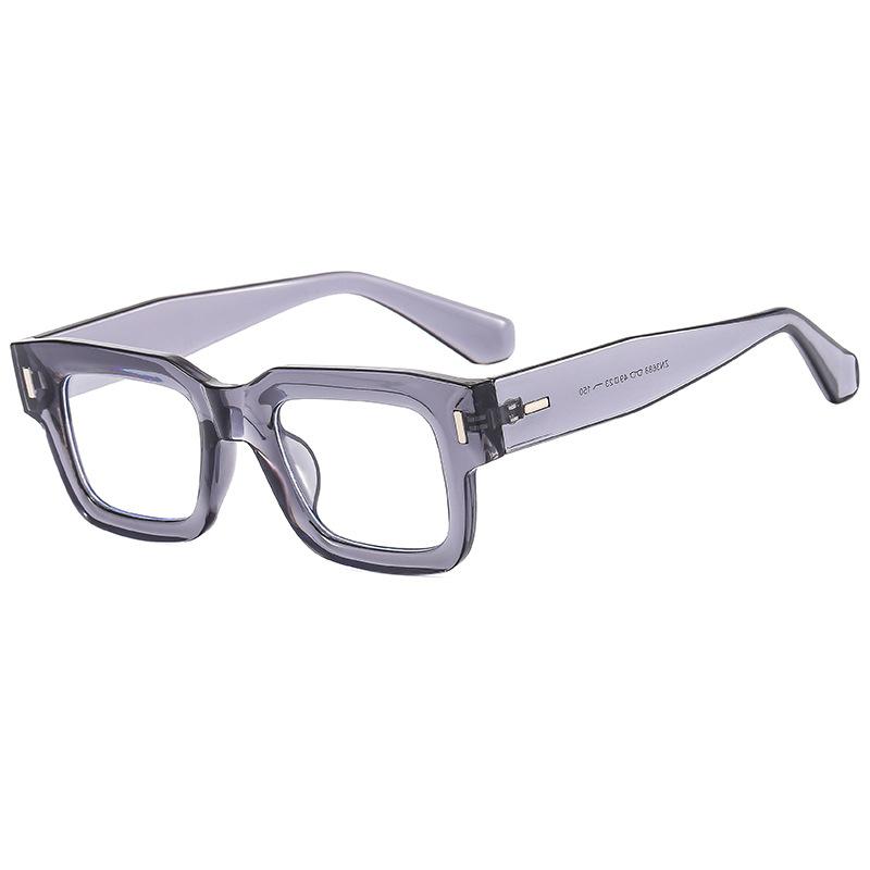 Солнцезащитные очки в толстой оправе, мужские модные очки в квадратной оправе, персонализированные ретро-солнцезащитные очки для женщин