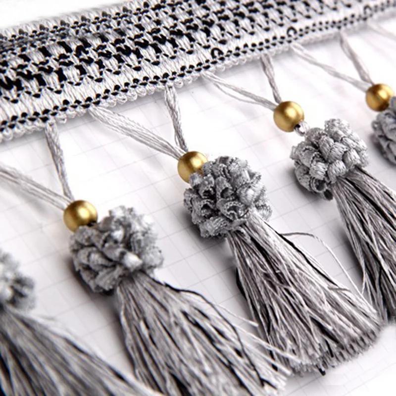 3/6 метра европейский стиль бахрома кружево кисточка отделка занавес окантовка отделочная лента занавес обивка DIY декор ремесла аксессуар