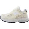 NB 2002 Synthetic Leather Comfortable Versatile Anti-Kick Shock Absorption Low-Top Walking Shoes Baby Shoes Off-White IV2002RE