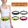 Спортивная поясная сумка с двойными карманами, большой вместимости, многофункциональная, водонепроницаемая, регулируемая сумка для хранения, портативный унисекс держатель для телефона, для бега