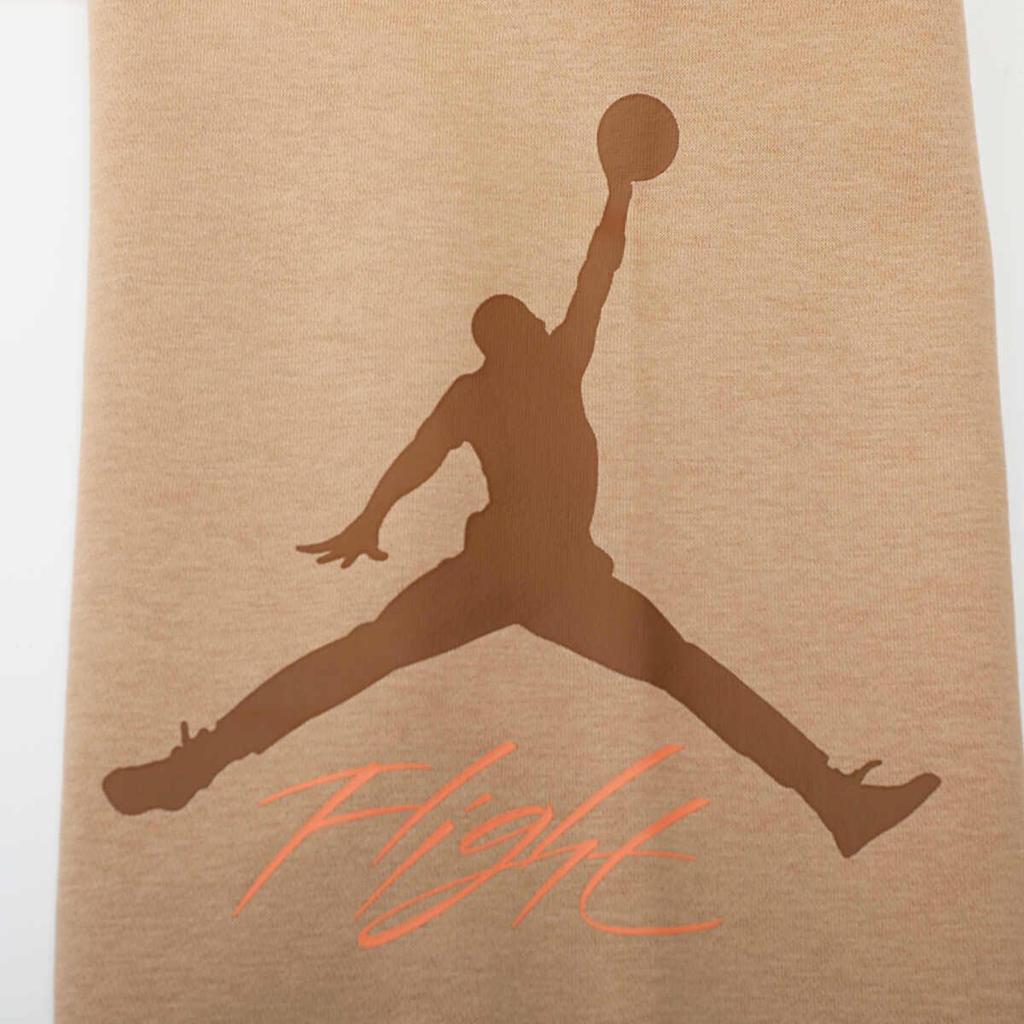 Jordan Comfortable Soft Knit Sports Pants With Logo Kids Bottoms Khaki FZ6362-200