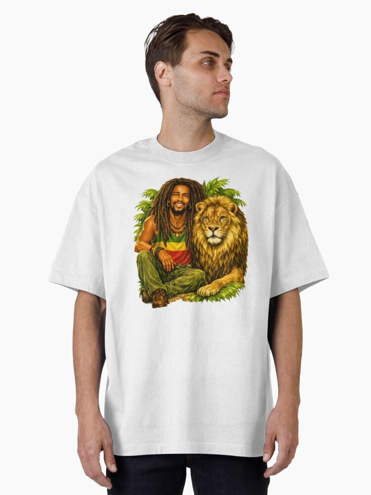 Свободная футболка BOB MARLEY ONE LOVE