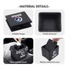 AAAOS1 Portable Car Trash Bin Garbage Can Foldable Waste Storage Basket For BMW 50th Anniversary Edition E36 E46 E53 E90 E60 E93 E87