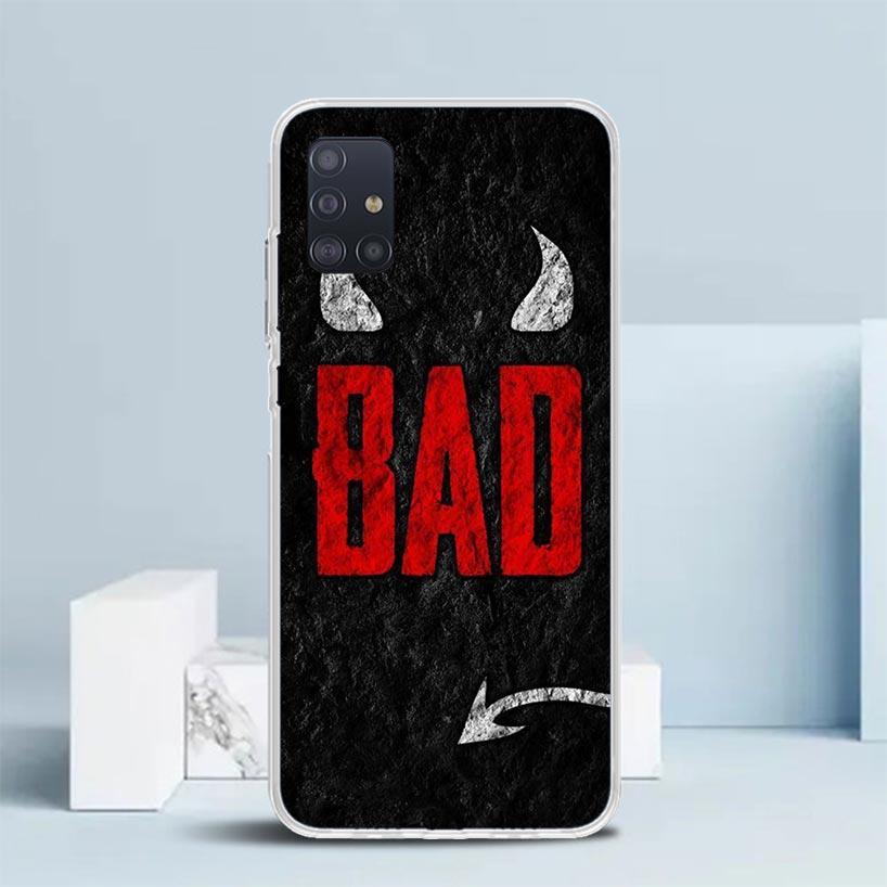 Чехол-бампер 'Дьявол Плохой Парень' Аниме для Samsung Galaxy A12 A22 A32 A52 A72 A02S Чехол для Телефона Note 20 Ultra 10 S10 Plus A51 A71 A50S A20