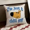 Аниме CChill GGuy Наволочка Двусторонняя Мягкая Прочная Подушка Чехол для Дома Автомобиля Многоцелевое Использование для Повседневного Комфорта