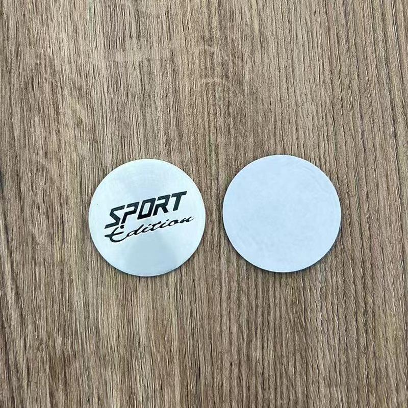 AAZD1 4pcs 45/56/60/65mm Modified wheel hubcap logo Emblem Badge sticker for sport rotiform carlsson lorinser hub cap sticker
