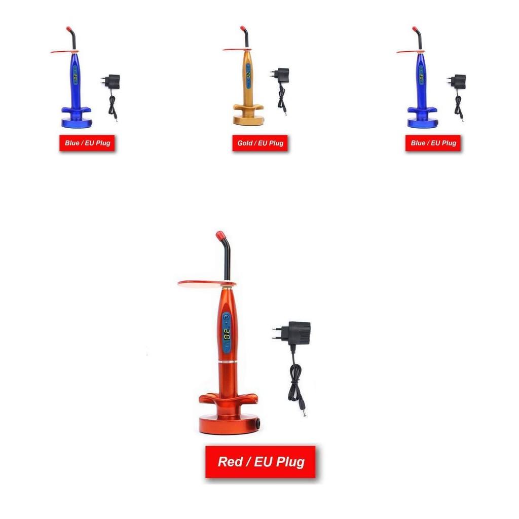 Светодиодная стоматологическая полимеризационная лампа с пятицветным основанием «Лотос» для лицевого применения и совместимостью с US, EU, UK