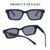 Trendy Style Rectangle Sunglasses UV400 Protection Sunglasses for Women Vintage Ladies Eyeglasses