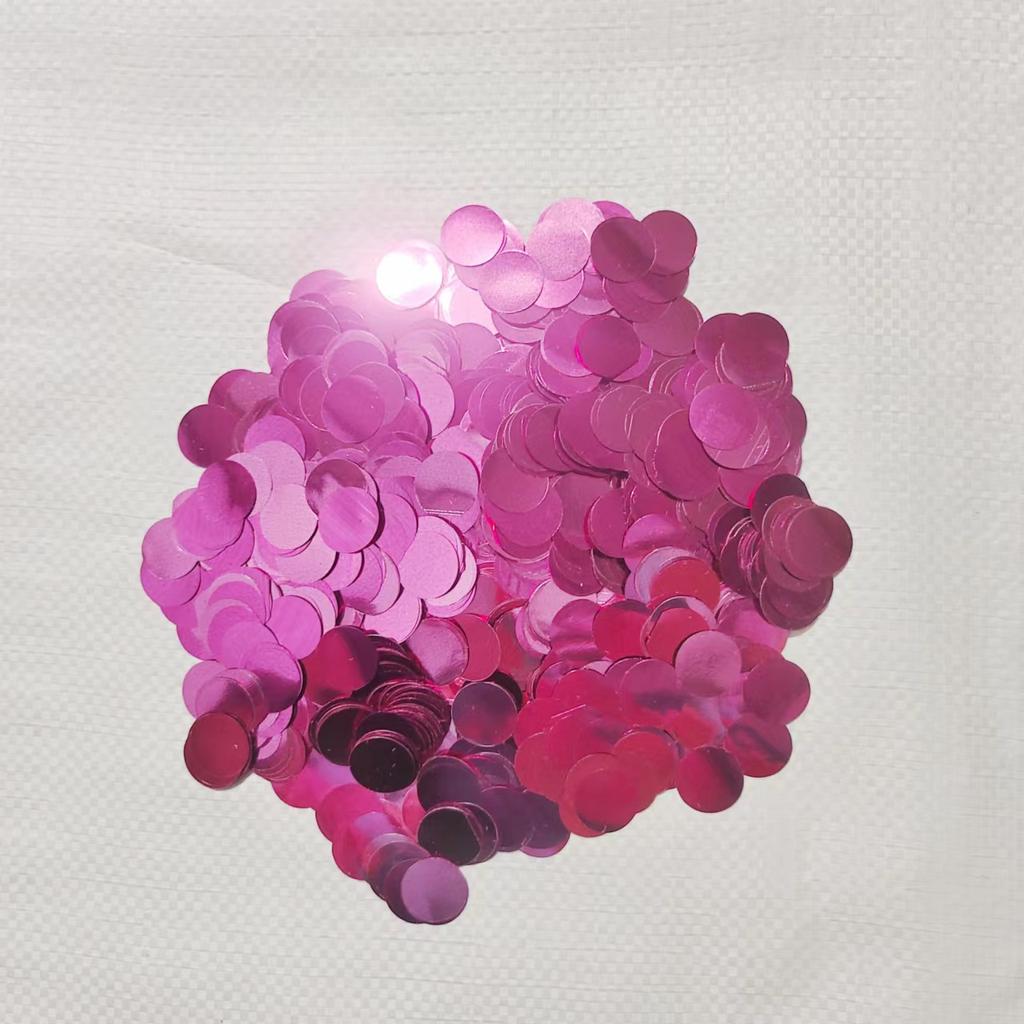 Заводская цена Воздушные шары с блестками 1,5 см круглые прозрачные шары Бобо, наполненные декоративными розово-золотыми посыпками 100 г