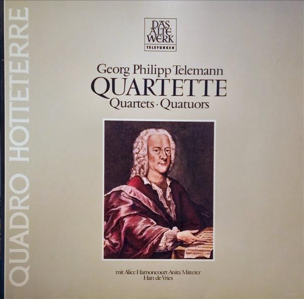 Виниловая пластинка ГЕОРГ ФИЛИПП ТЕЛЕМАНН QUADRO HOT Квартет Квартеты Quartets 642622011 Telefunken 1981 Германия Классика Б/у