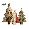 Decorative Wood Signs for Shelves 3Pcs/Set Christmas Wooden Ornaments, Rustic Gingerbread Man Tree Tiered Tray Tabletop Ornaments Decor, Farmhouse