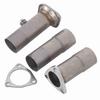 3PCS Catalytic Exhaust Pipe Converter Replacement for Honda  Acura Engine Swap 2.5in Pipe