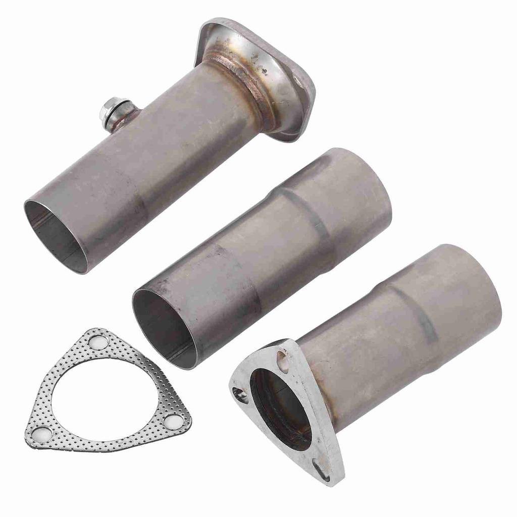 3PCS Catalytic Exhaust Pipe Converter Replacement for Honda Acura Engine Swap 2.5in Pipe