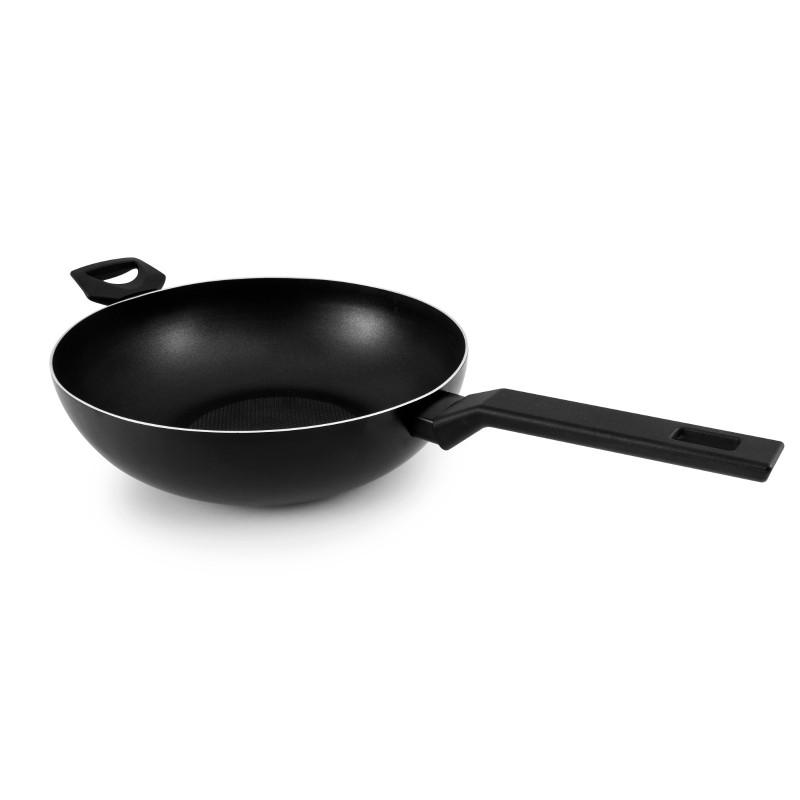Tfi - Wok30 Tfi - Wok Aluminium 30 Cm - Revêtement Antiadhésif - Tous Feux Dont Induction - 5l