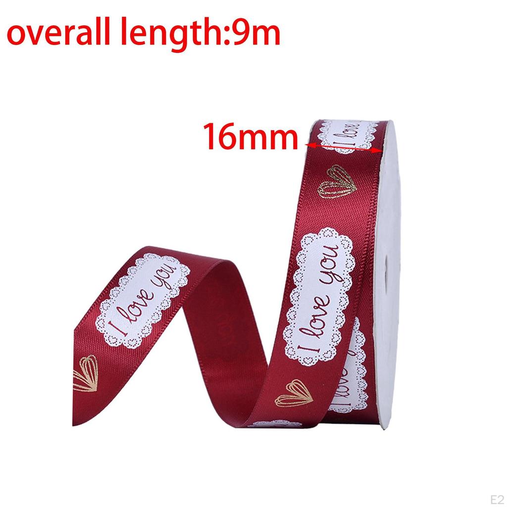 Valentine's Day Fabric Ribbon DIY Crafts,Sewing Ribbon, Gift Wrapping for Wrapping,