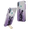 For Motorola Moto E20 PC+TPU Phone Case Support Kickstand Back Protective Cover