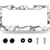 I Hope Something Good Happens To You Today License Plate Frame Funny Text License Plate Frames Stainless Steel Accessories Cars Decor With 2 Holes