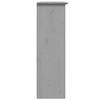 vidaXL Armoire avec portes vitrées BODO gris bois de pin massif 355079