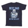 STAR WARS Mens Mandalorian Best Dad Galaxy T-Shirt