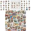 Набор наклеек Мультяшный Череп Персонализируйте свою гитару, ноутбук или багаж с помощью 50 водостойких наклеек