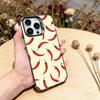 Красный чехол для телефона Chili для iPhone 17,16,15,14,13,12,11 Plus,Pro Max,XS,Цветной Серебристо-Черный Чехол